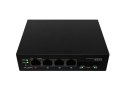 SWITCH LANBERG ILGE-4P-2S-90 LIGHT INDUSTRIAL POE 1XBT 3XAT 2XSFP DIN GIGABIT ETHERNET