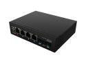 SWITCH LANBERG ILGE-4P-2S-90 LIGHT INDUSTRIAL POE 1XBT 3XAT 2XSFP DIN GIGABIT ETHERNET