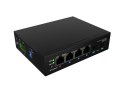 SWITCH LANBERG ILGE-4P-2S-90 LIGHT INDUSTRIAL POE 1XBT 3XAT 2XSFP DIN GIGABIT ETHERNET