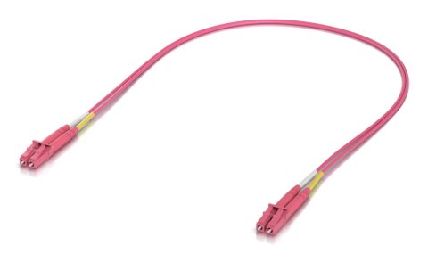 Ubiquiti UACC-OFC-M2-LULU-0.5M kabel InfiniBand / światłowodowy 0,5 m LC LC/LC Różowy
