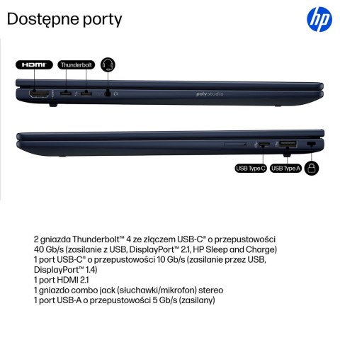 HP EliteBook X G1i 14 inch Notebook Next Gen AI PC Copilot+ PC Intel Core Ultra 7 258V Laptop 35,6 cm (14") 2K 32 GB LPDDR5x-SDR