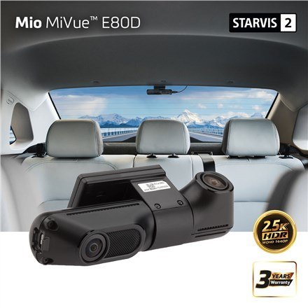 Mio MiVue E80D HDR Dual Rear Camera