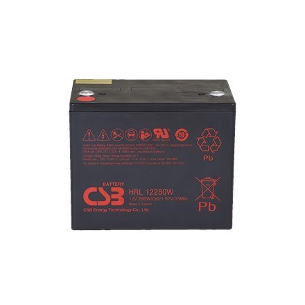 CSB Battery Battery 12V 6Ah 25W Pb F2 | HRL1225W