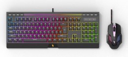 Acer NAK200 + NMW200 klawiatura Dołączona myszka Gaming USB Amerykański międzynarodowy Czarny