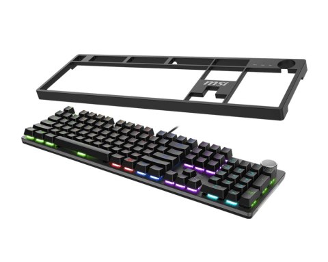 MSI FORGE GK320 RED US | Gaming keyboard | Wired | US | Mechanical RED Switches