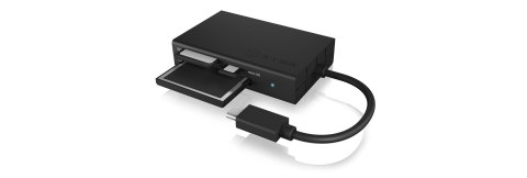ICY BOX IB-CR401-C3 czytnik kart USB 3.2 Gen 1 (3.1 Gen 1) Type-C Czarny