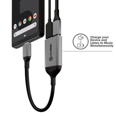 ALOGIC UL2CAPW-SGR huby i koncentratory USB 3.2 Gen 1 (3.1 Gen 1) Type-C Szary