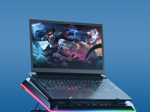 Conceptronic THYIA04B podkładka chłodząca do laptop 48,3 cm (19") 1700 RPM Czarny
