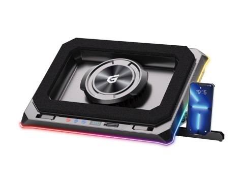 Conceptronic THYIA03B podkładka chłodząca do laptop 48,3 cm (19") 2400 RPM Czarny