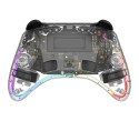Deltaco Gaming GAM-198-T kontroler gier Przezroczysty Bluetooth/USB Gamepad Nintendo Switch, Nintendo Switch 2, Nintendo Switch 
