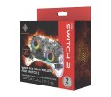 Deltaco Gaming GAM-198-T kontroler gier Przezroczysty Bluetooth/USB Gamepad Nintendo Switch, Nintendo Switch 2, Nintendo Switch 