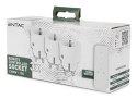 Entac ES-3S-RC adapter wtyczek zasilających Biały