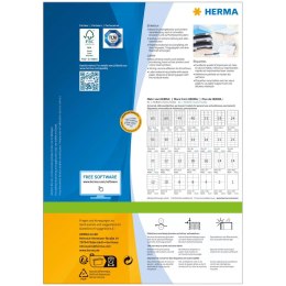 HERMA 4250 etykiet do nadruku Biały Samoprzylepne etykiety do drukowania