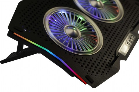Inca INC-606TGS podkładka chłodząca do laptop 45,7 cm (18") 1200 RPM Czarny
