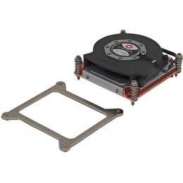Inter-Tech Q-3 Procesor Radiator 8 cm Czarny, Srebrny 1 szt.