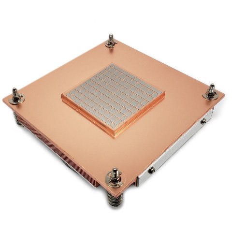 Inter-Tech Q-3 Procesor Radiator 8 cm Czarny, Srebrny 1 szt.