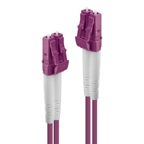 Lindy 46345 kabel InfiniBand / światłowodowy 15 m LC Różowy