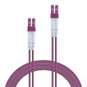 Lindy 46345 kabel InfiniBand / światłowodowy 15 m LC Różowy