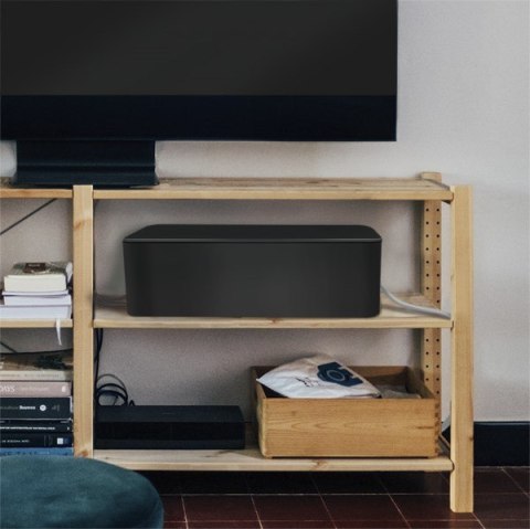 LogiLink KAB0077 organizator na kable Uniwersalne Skrzynka kablowa Czarny 3 szt.