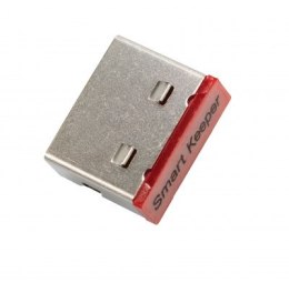 Smartkeeper CSK-PC01P bloker portów Blokada portu USB Typu-A Czerwony, Stal nierdzewna Plastik 10 szt.