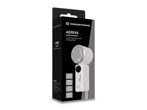 Conceptronic AERIVA03C osobista ręczna dmuchawa/wentylator Kremowy Wentylator ręczny