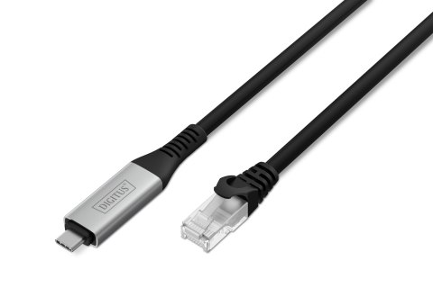 Digitus Kabel USB-C - RJ45 Ethernet, 1 Gbit/s, 10 m