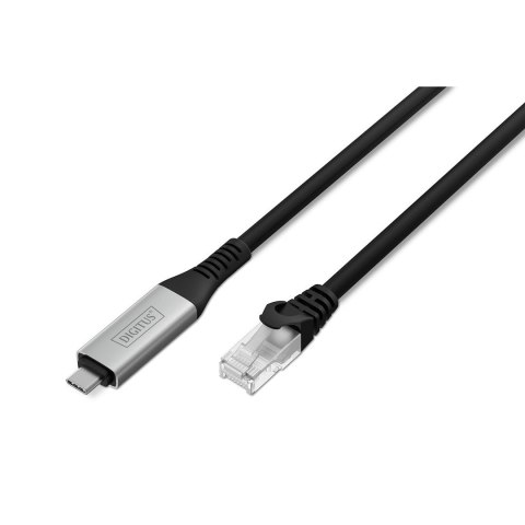 Digitus Kabel USB-C - RJ45 Ethernet, 1 Gbit/s, 10 m