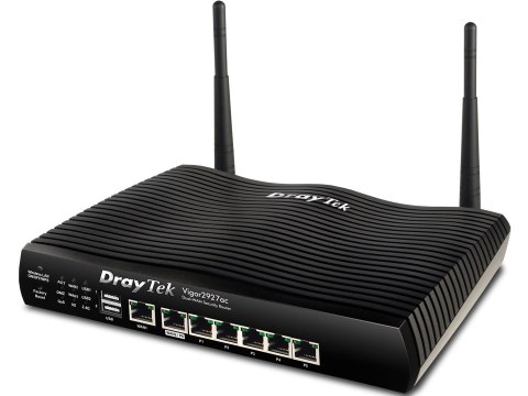 DrayTek Vigor2927ac router bezprzewodowy Gigabit Ethernet Dual-band (2.4 GHz/5 GHz) 4G Czarny