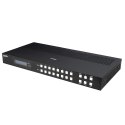 Lindy 38435 przełącznik macierzy Przełącznik matrycowy AV Wbudowany wyświetlacz