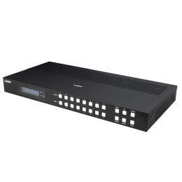 Lindy 38435 przełącznik macierzy Przełącznik matrycowy AV Wbudowany wyświetlacz