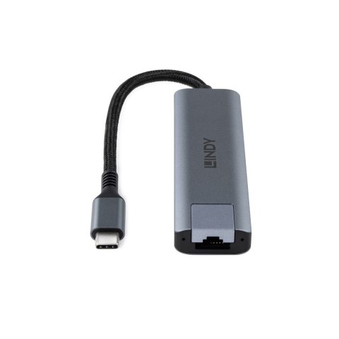 Lindy 43422 huby i koncentratory USB 3.2 Gen 2 (3.1 Gen 2) Type-C 10000 Mbit/s Szary
