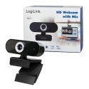 LogiLink UA0368 kamera internetowa 1280 x 720 px USB 2.0 Czarny
