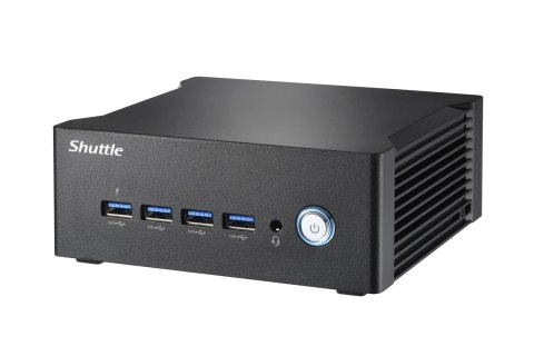 Shuttle Nano PC NA10H Wielkość PC 1L Czarny 8845HS 3,8 GHz
