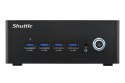 Shuttle Nano PC NA10H Wielkość PC 1L Czarny 8845HS 3,8 GHz