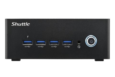 Shuttle Nano PC NA10H Wielkość PC 1L Czarny 8845HS 3,8 GHz