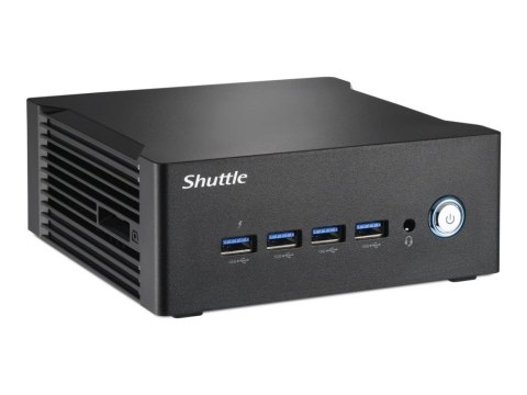 Shuttle Nano PC NA10H Wielkość PC 1L Czarny 8845HS 3,8 GHz
