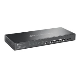 TP-Link Omada SG3210XHP-M2 przełącznik sieciowy Zarządzany L2+ 2.5G Ethernet (100/1000/2500) Obsługa PoE 1U Czarny