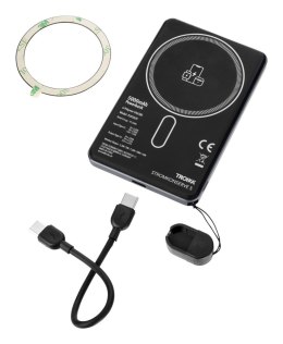 TROIKA POP50 5000 mAh Bezprzewodowe ładowanie Szary, Czarny