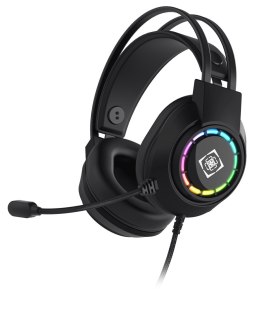 Deltaco Gaming GAM-168 słuchawki/zestaw słuchawkowy Przewodowa Opaska na głowę USB Typu-A Czarny
