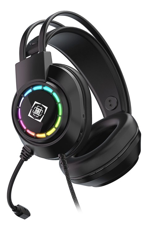 Deltaco Gaming GAM-168 słuchawki/zestaw słuchawkowy Przewodowa Opaska na głowę USB Typu-A Czarny