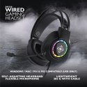 Deltaco Gaming GAM-168 słuchawki/zestaw słuchawkowy Przewodowa Opaska na głowę USB Typu-A Czarny