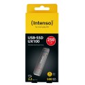 Intenso 3850440 Zewnętrzny dysk SSD 250 GB USB Type-A / USB Type-C 3.2 Gen 1 (3.1 Gen 1) Antracyt