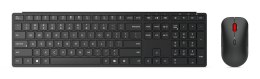 Lenovo 4X31S04814 klawiatura Dołączona myszka Biuro RF Wireless + Bluetooth Niemiecki Czarny