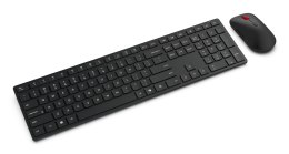 Lenovo 4X31S04814 klawiatura Dołączona myszka Biuro RF Wireless + Bluetooth Niemiecki Czarny