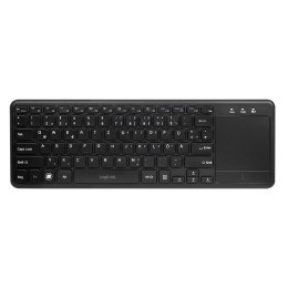 LogiLink ID0188 klawiatura Dom RF Wireless QWERTZ Czarny