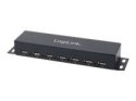 LogiLink UA0148 huby i koncentratory 480 Mbit/s Szary