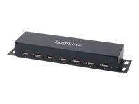 LogiLink UA0148 huby i koncentratory 480 Mbit/s Szary