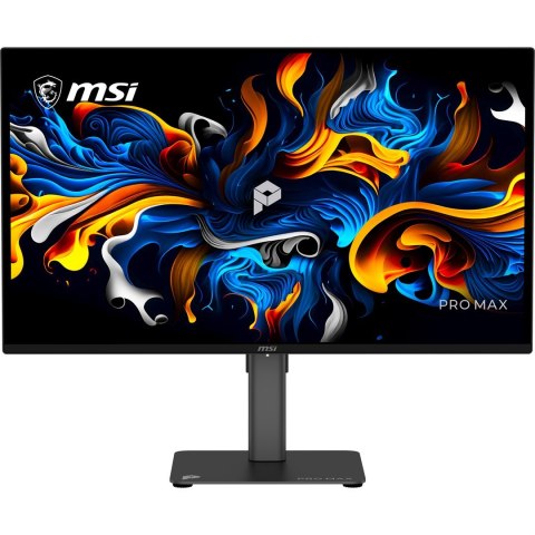 MSI Pro MAX 271UPX12G monitor komputerowy 67,3 cm (26.5") 3840 x 2160 px UltraWide Full HD QD-OLED Czarny