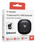 Verbatim TruSound Pro Zestaw słuchawkowy Bezprzewodowy Douszny Połączenia/muzyka Bluetooth Czarny
