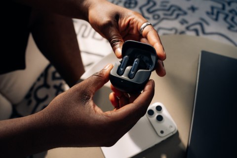 Verbatim TruSound Pro Zestaw słuchawkowy Bezprzewodowy Douszny Połączenia/muzyka Bluetooth Czarny
